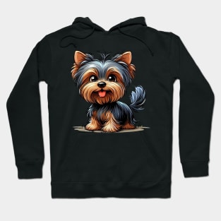 Cute Yorkshire terrier Hoodie